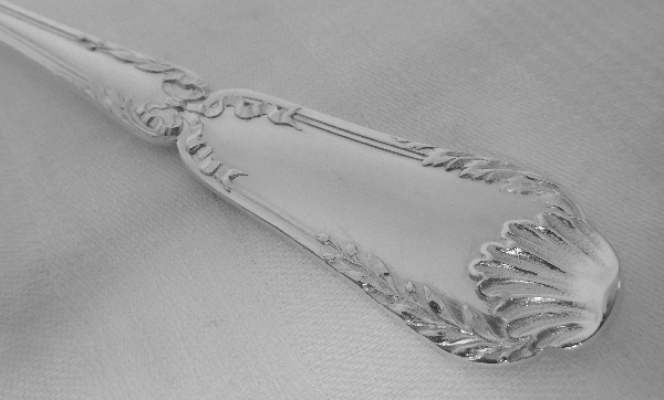 Puiforcat : Antique French sterling silver flatware for 20