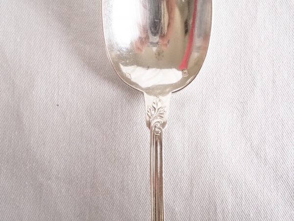 Henri Soufflot : Louis XV style sterling silver flatware for 12 - late 19th century