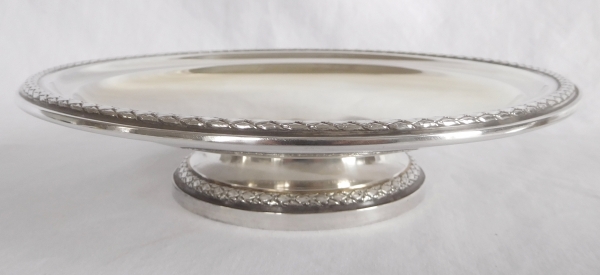 Pair of sterling silver Louis XVI style dishes, early 20th century