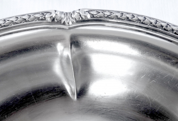 Aucoc : pair of Louis XVI style sterling silver salad bowls