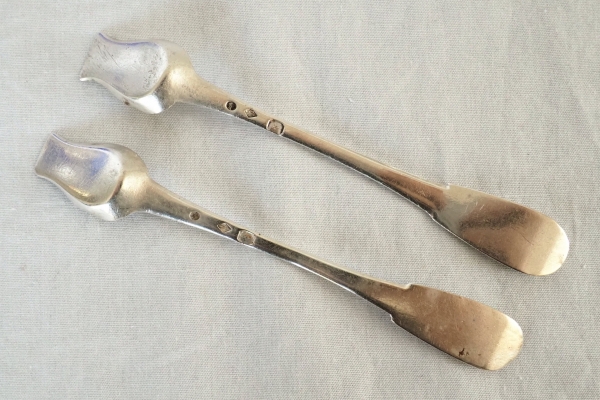 Pair of Empire sterling silver salt cellars - 1809 - 1819