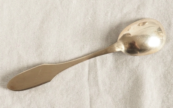 Pair of Louis XVI style sterling silver and vermeil salt cellars