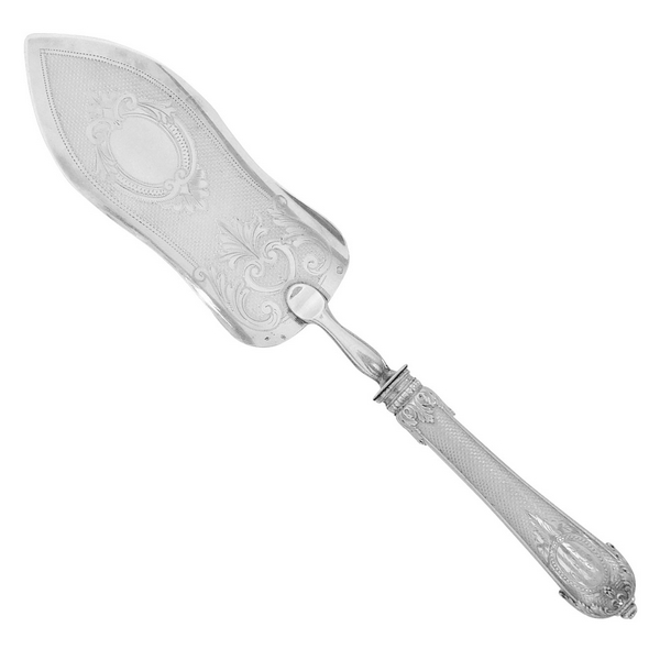 Sterling silver pie server, mid 19th century