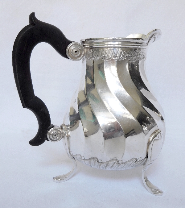 Sterling silver milk jug, Louis XV style, silversmith Puiforcat