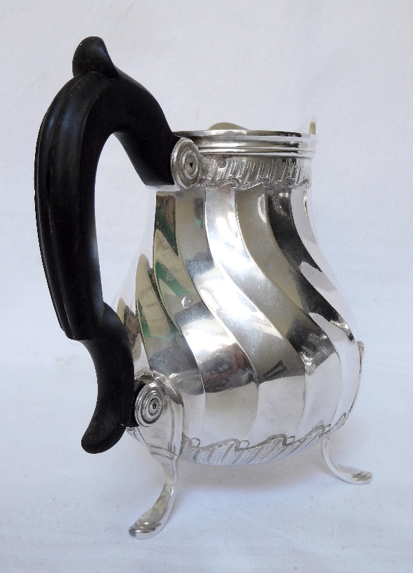 Sterling silver milk jug, Louis XV style, silversmith Puiforcat