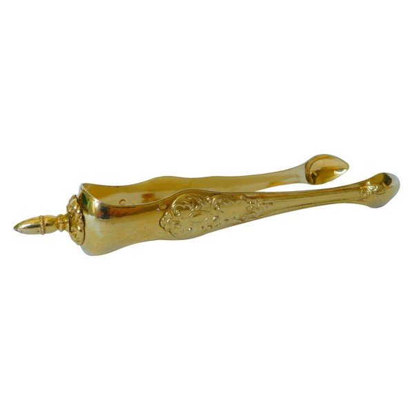 Vermeil sugar tongs, Napoleon III production - mid 19th century circa 1860