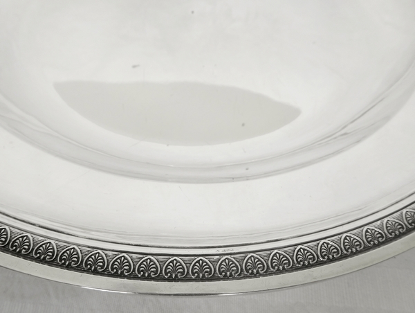 Empire sterling silver dish, early 19th century - 707g