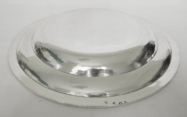 Empire sterling silver dish, early 19th century - 707g