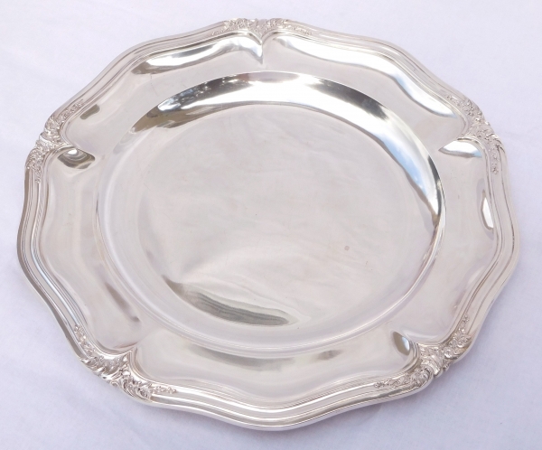 Puiforcat : sterling silver Louis XV style dish without a monogra