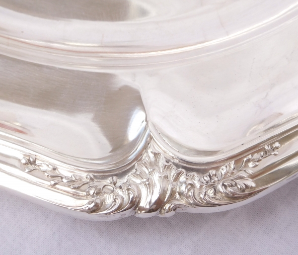 Puiforcat : sterling silver Louis XV style dish without a monogram