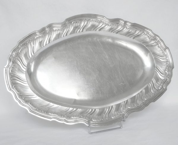 Lapar - set of 4 sterling silver Rococo dishes, no monogram