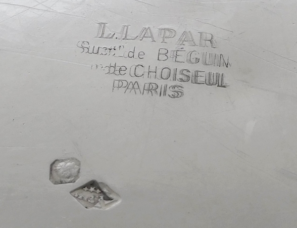 Lapar - suite de plats en argent massif Rocaille sans monogramme - Poinçon Minerve - 4 pièces