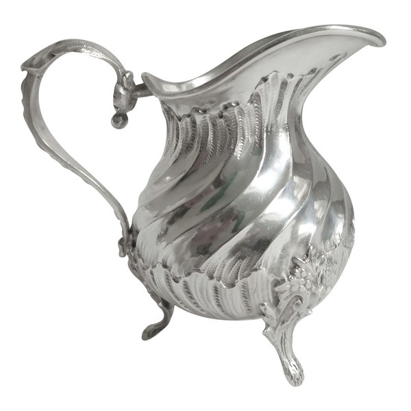 Sterling silver Louis XV / Rococo style milk jug