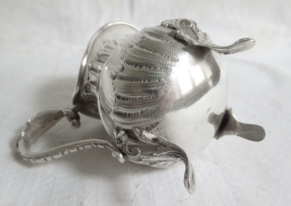 Sterling silver Louis XV / Rococo style milk jug