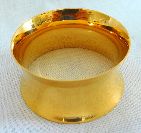 Vermeil napkin ring - sterling silver - silversmith Cardeilhac / Christofle