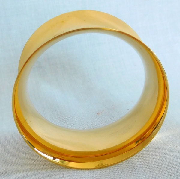 Rond de serviette en vermeil (argent massif) par Cardeilhac / Christofle