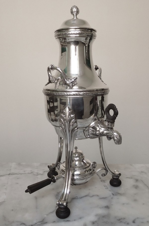 Sterling silver samovar, Louis XVI style