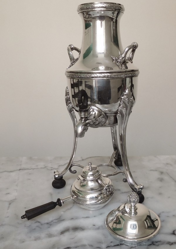 Sterling silver samovar, Louis XVI style