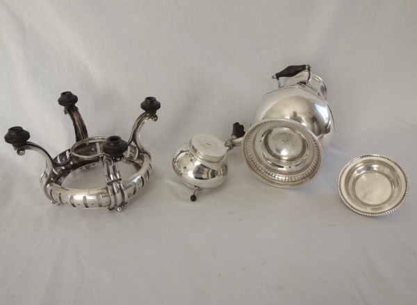 Cardeilhac : samovar / fontaine à thé de style Régence en métal argenté