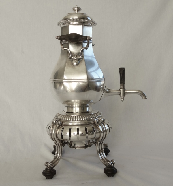 Cardeilhac : samovar / fontaine à thé de style Régence en métal argenté