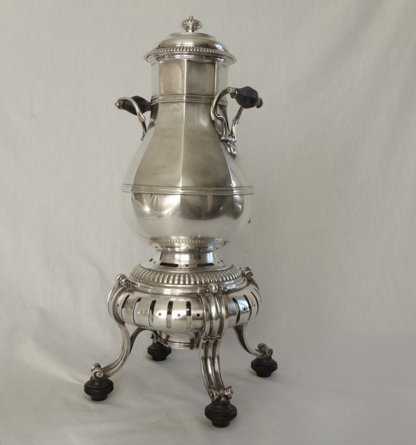 Cardeilhac : samovar / fontaine à thé de style Régence en métal argenté