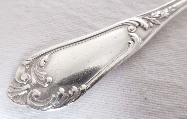 Sterling silver Louis XV style dessert serving set, silversmith Henri Chenailler