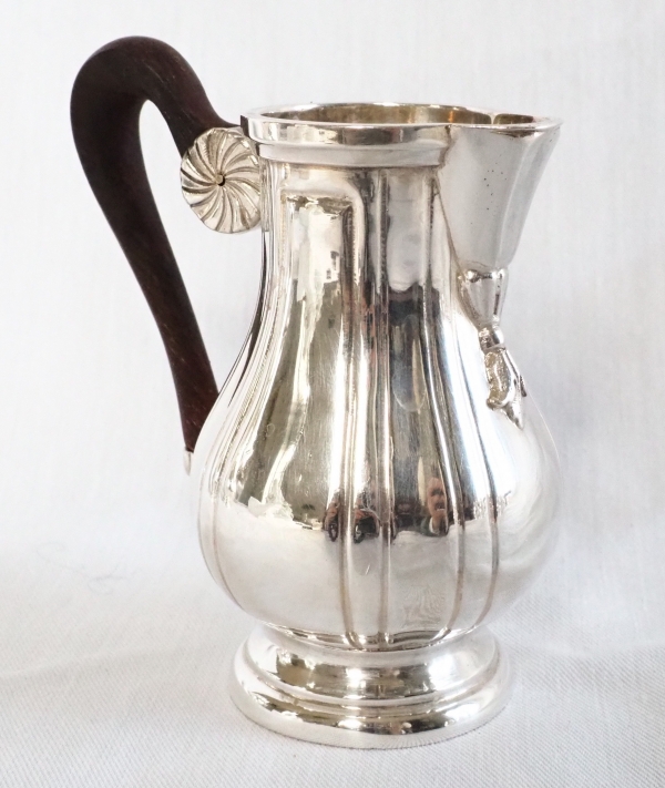 Regency style sterling silver tea & coffee set, coat of arms of a Duke - silversmith Tirbour