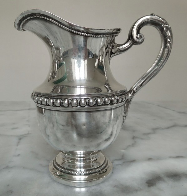 Sterling silver tea set, Louis XVI style, silversmith Puiforcat