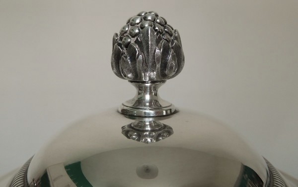 Sterling silver tea set, Louis XVI style, silversmith Puiforcat