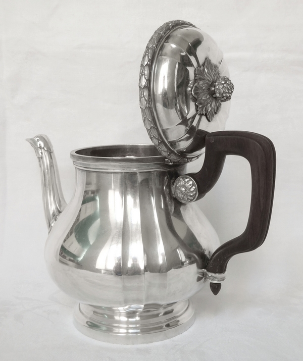 Boin Taburet : antique French sterling silver coffee and tea set - 8 pieces