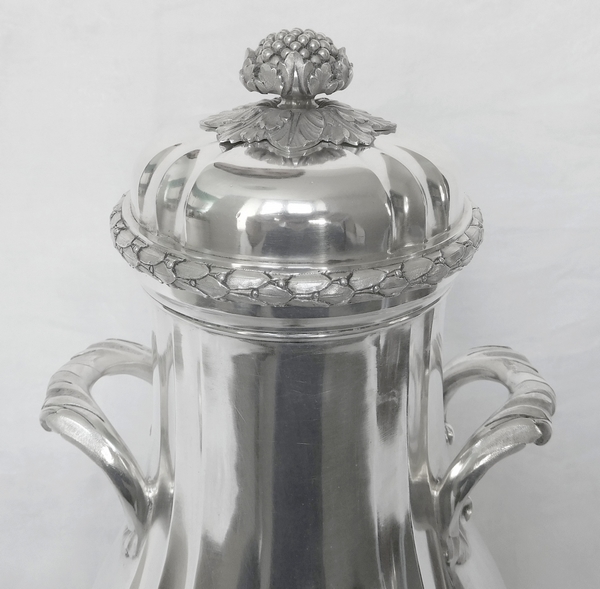 Sterling silver « à la du Belloy » Coffee pot, Paris XIXe siècle -  Ref.108099