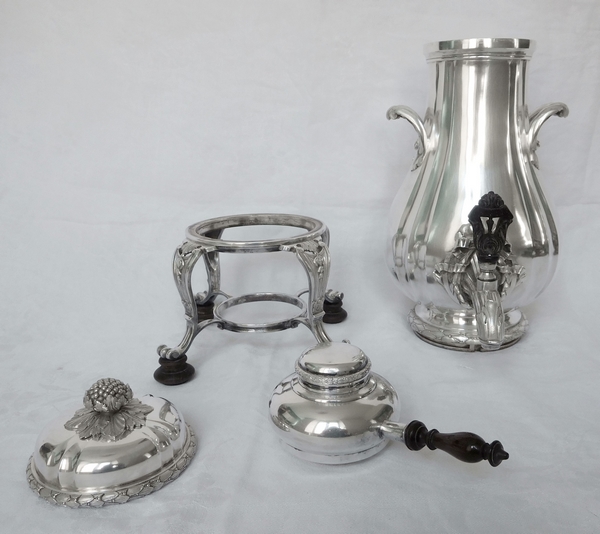 Boin Taburet : antique French sterling silver coffee and tea set - 8 pieces