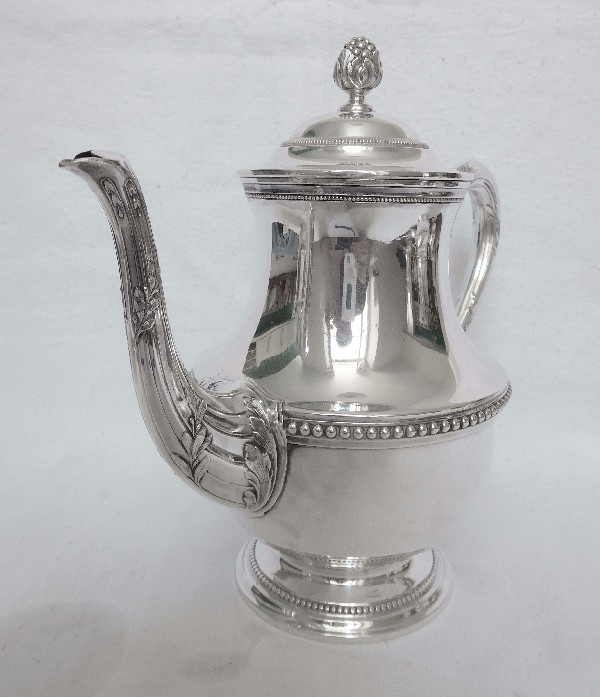 Puiforcat : antique French sterling silver coffee and tea set