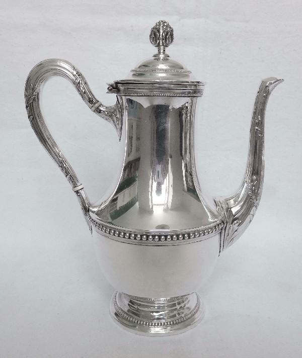 Puiforcat : antique French sterling silver coffee and tea set