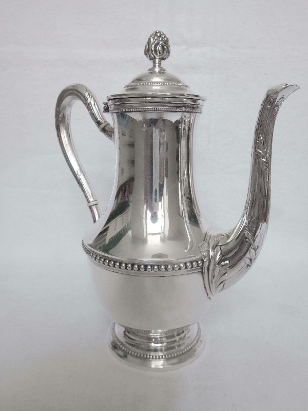 Puiforcat : antique French sterling silver coffee and tea set