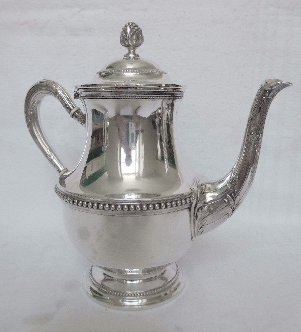 Puiforcat : antique French sterling silver coffee and tea set