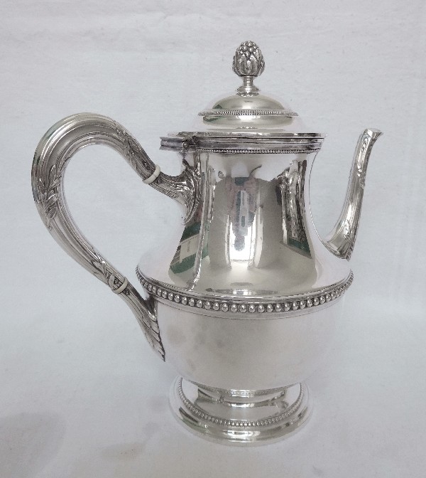 Puiforcat : antique French sterling silver coffee and tea set