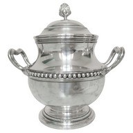 Sterling silver sugar pot, Puiforcat