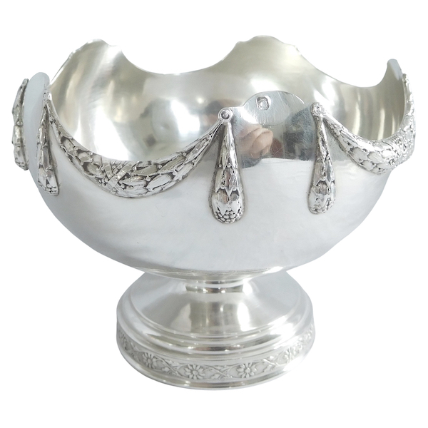 Sterling silver Louis XVI style sugar pot / candy bowl