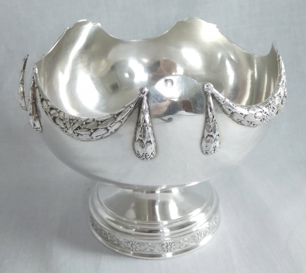 Sterling silver Louis XVI style sugar pot / candy bowl