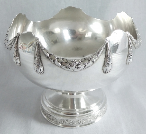 Sterling silver Louis XVI style sugar pot / candy bowl