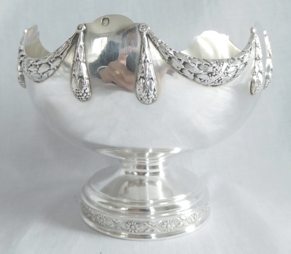 Sterling silver Louis XVI style sugar pot / candy bowl