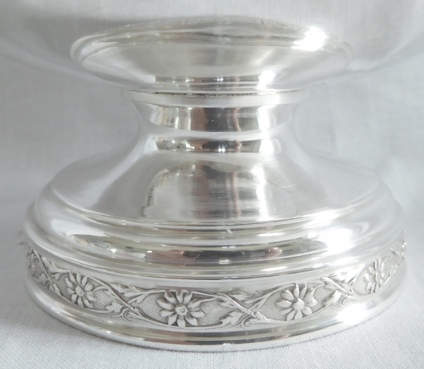 Sterling silver Louis XVI style sugar pot / candy bowl