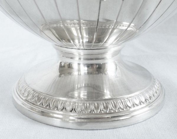 Lapparra : Empire style sterling silver teapot - 664g
