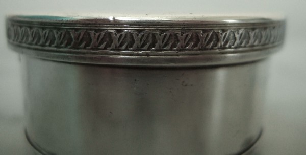 Rare, exceptional sterling silver travel goblet, Louis Vuitton