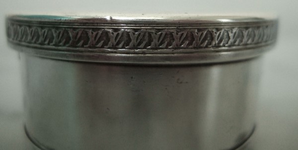 Rare et exceptionnelle timbale de voyage en argent massif, Louis Vuitton