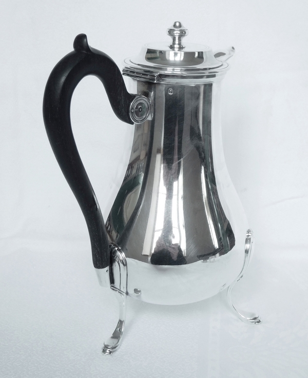 Sterling silver Louis XV style coffee pot