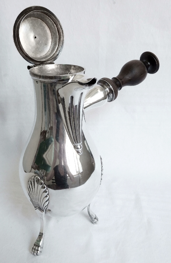 Sterling silver coffee pot, early 19th century