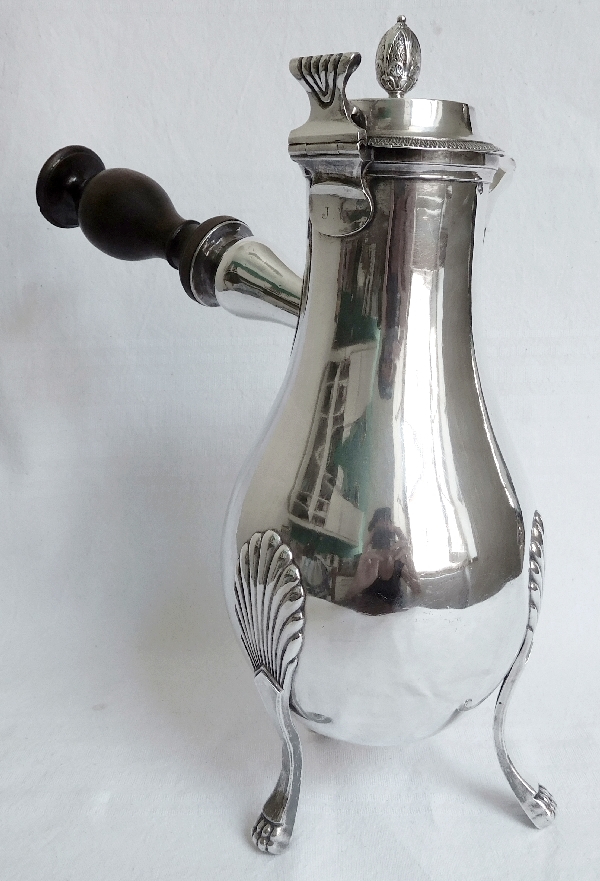 Sterling silver coffee pot, early 19th century