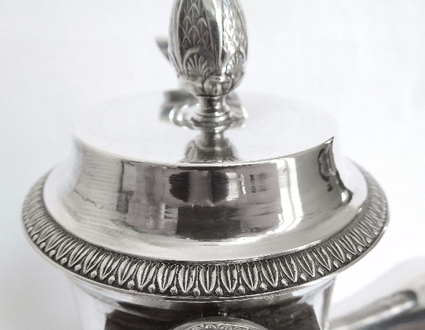 Sterling silver coffee pot, early 19th century